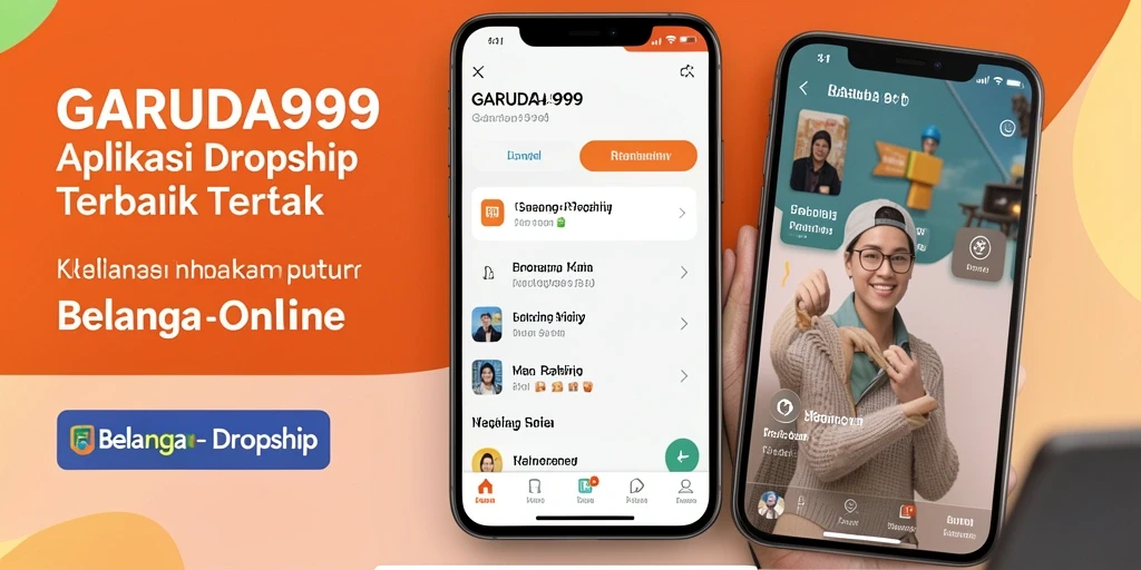 Tampilan antarmuka GARUDA999 dengan fitur Dropship yang menarik.