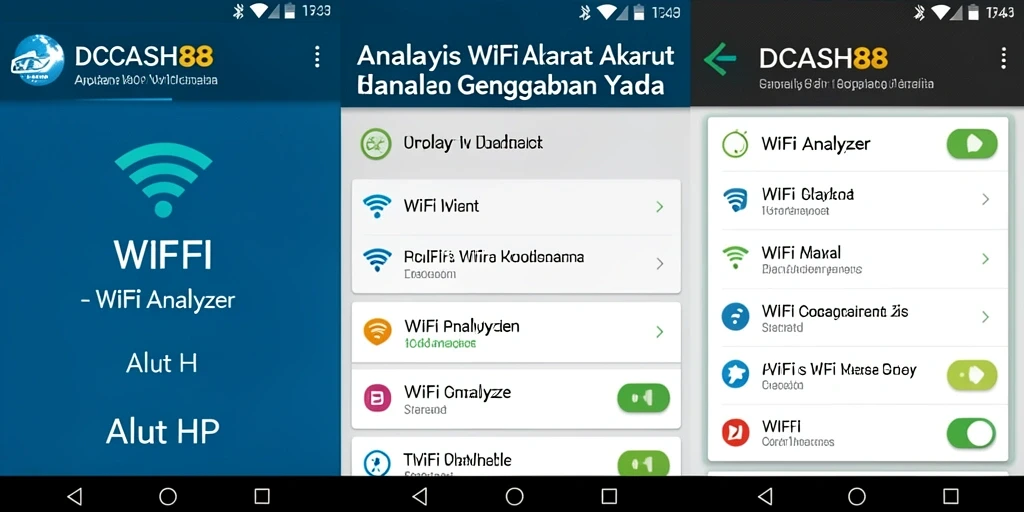Antarmuka IDCASH88 yang intuitif untuk memantau jaringan WiFi.