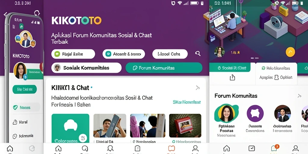 Antarmuka pengguna KIKOTOTO yang ramah dan menarik.