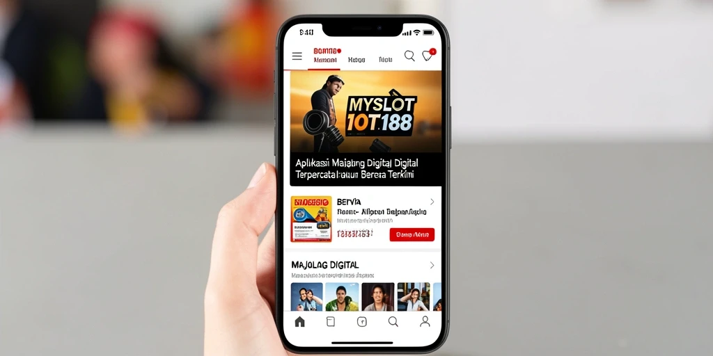 Antarmuka MYSLOT188 yang modern dan fungsional.