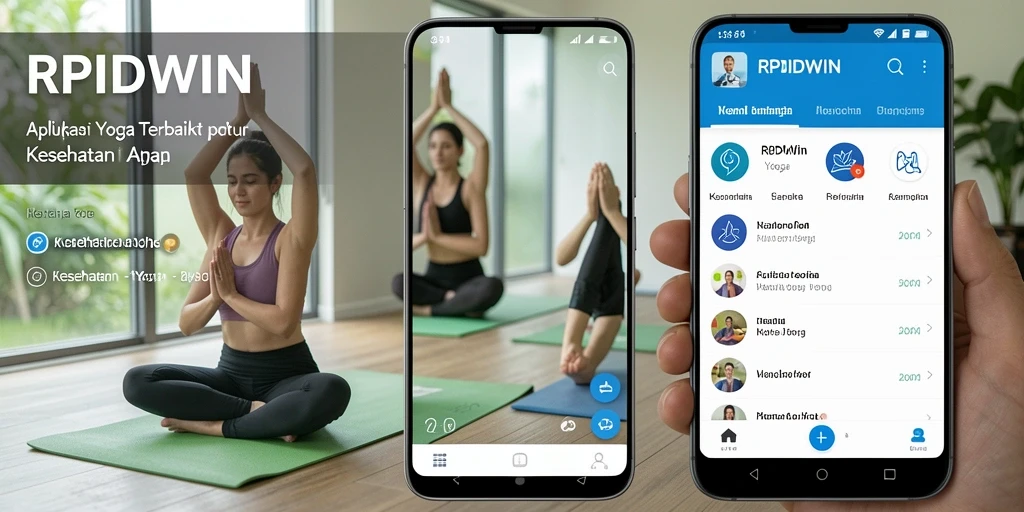Antarmuka RPIDWIN yang intuitif dan menyenangkan untuk berlatih Yoga.